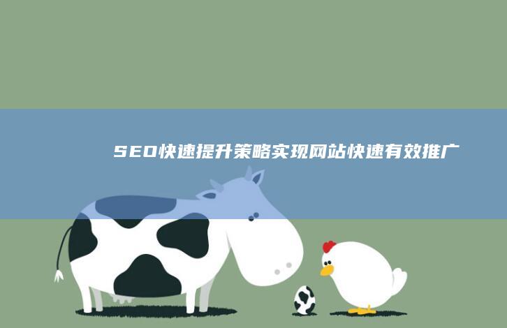 SEO快速提升策略：实现网站快速有效推广